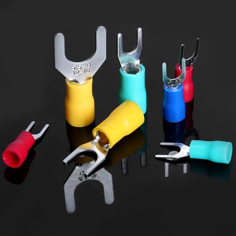 接线端子SV1.25-3叉型端子U型冷压端子绝缘端M子线鼻子SV1.25-4S