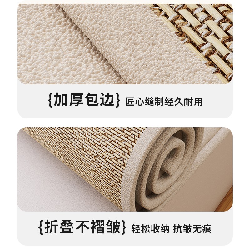 泰迪绒双面飘窗垫窗台垫2025新款高级感K冬季阳台防水免洗坐垫定