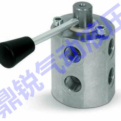 二位六通手动换向阀 DF6 VIE 38 ACCIAIO油路开关P控制阀G3/8 DN1