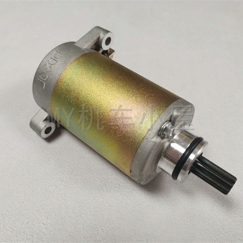 适用于摩托车配件骏威GSX125 QS125C-3A/B/C/E/F起动马达 启动电