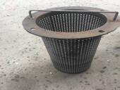 带提手推荐 不锈钢过滤d桶 平底网桶过滤网 过滤网 兰式