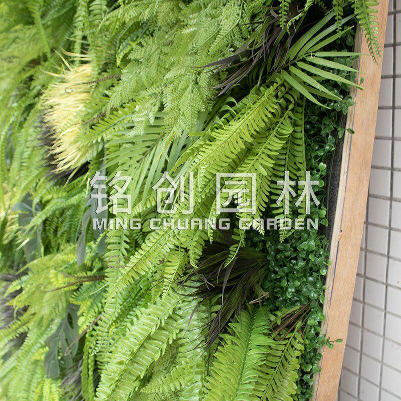 仿真植物墙 人造绿植墙 假花墙 门店装L饰立体背景墙 厂家直供