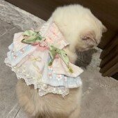 极速猫咪狗狗边牧晕染绝美绿野仙踪猫咪可牵引V宠物配饰公主裙