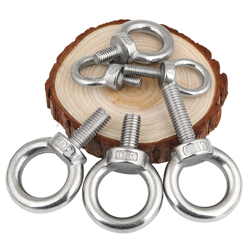 加长吊环螺丝钉304不锈钢吊耳环形螺栓起重船用M3MM4M5M6M8M10-M2