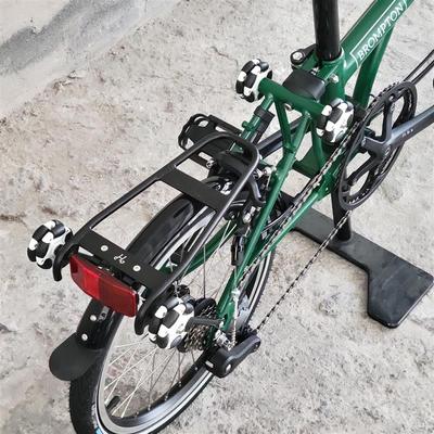 扶摇 HH适用brompton小布折叠自行车配件改装铝合金尾架 推行货架