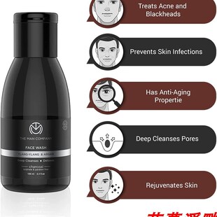 新品THE MANg COMPANY Charcoal Face Wash for Oily Skin