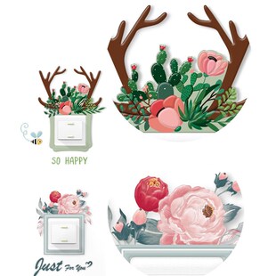 Pop Swan SwitcZh cove Flamingos Plants Animals Cute Light