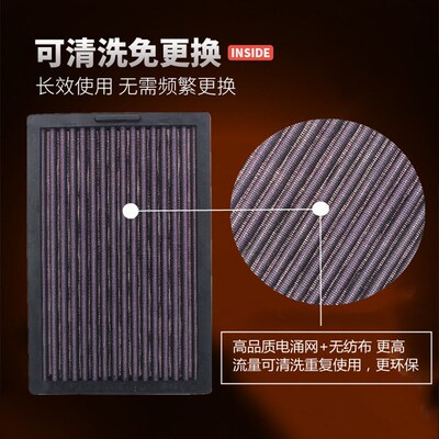 川崎小忍者NINJA EX2r50R Z250 300改装高流量空气滤芯滤清器空滤