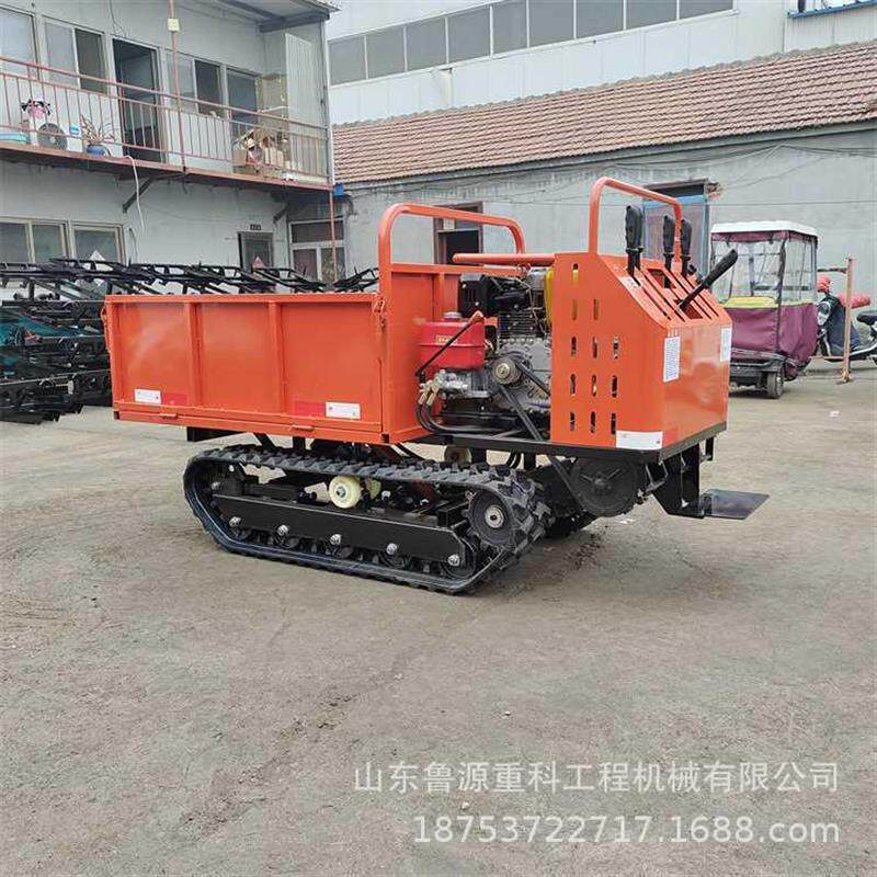 手扶山地履带爬山虎 1吨农用履带运输车 翻斗自卸柴油履带爬山虎