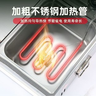 商用电扒炉手抓饼l铁板烧机器烤冷面机铁板油炸锅一体机铁板鱿鱼