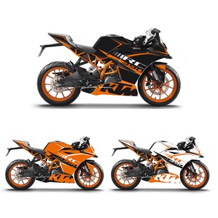 适用KTM RC 390改装全车贴花车身贴纸加厚材料PKTM390车贴可定制