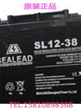 西力达SL1d2-38/UPS/EPS电源直流屏专用SEALEAD蓄电池12v38ah电瓶