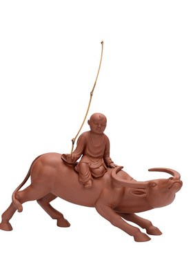 十二生肖招财h牛摆件牧童骑牛客厅办公室乔迁商务送礼家居工艺摆