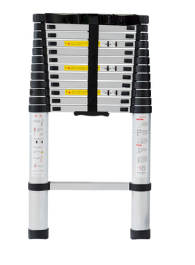 百刻 ZJT-38/Qt 加厚型单面伸缩铝合金竹节梯 3.8米