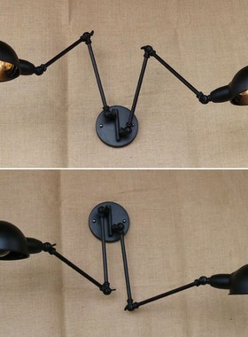 Classical Iron Wall Light Antique Industrial AmericWa Countr