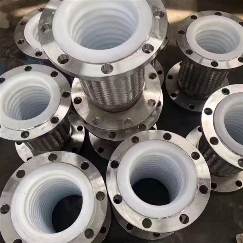 304法兰式内h衬四氟不锈钢耐压金属软管耐高温腐蚀波纹管加工订制,机械设备,化工设备,淘宝优惠券,粉丝福利购,淘宝优惠卷