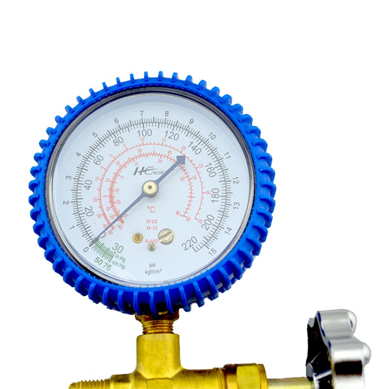 雪种单表阀压力表恒森单s表阀空调CT466GFLHS-雪种表