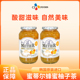 韩国进口METIER蜜蒂尔蜂蜜柚子茶果味泡水冲泡饮品1kg装
