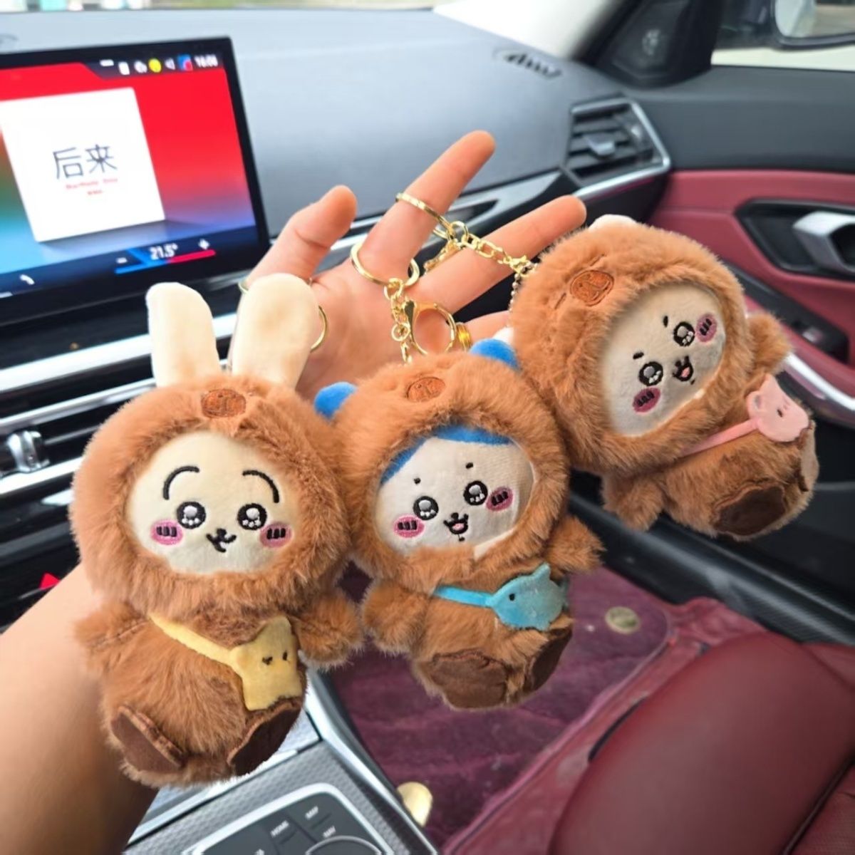 小巴玩偶chiik日系乌萨奇伊卡毛绒公仔小八吉伊可爱书包挂件