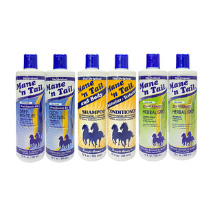 美国Mane ‘n Tail箭牌马牌控油洗发水护发素无硅油