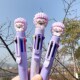 咕咕露8色圆珠笔学生专用多色手账笔按压式 高颜值彩色笔芯记号笔