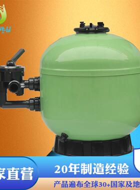 北沃BeautyWater工厂直销LS侧出玻璃纤维过滤沙缸水处理1.5寸缸头