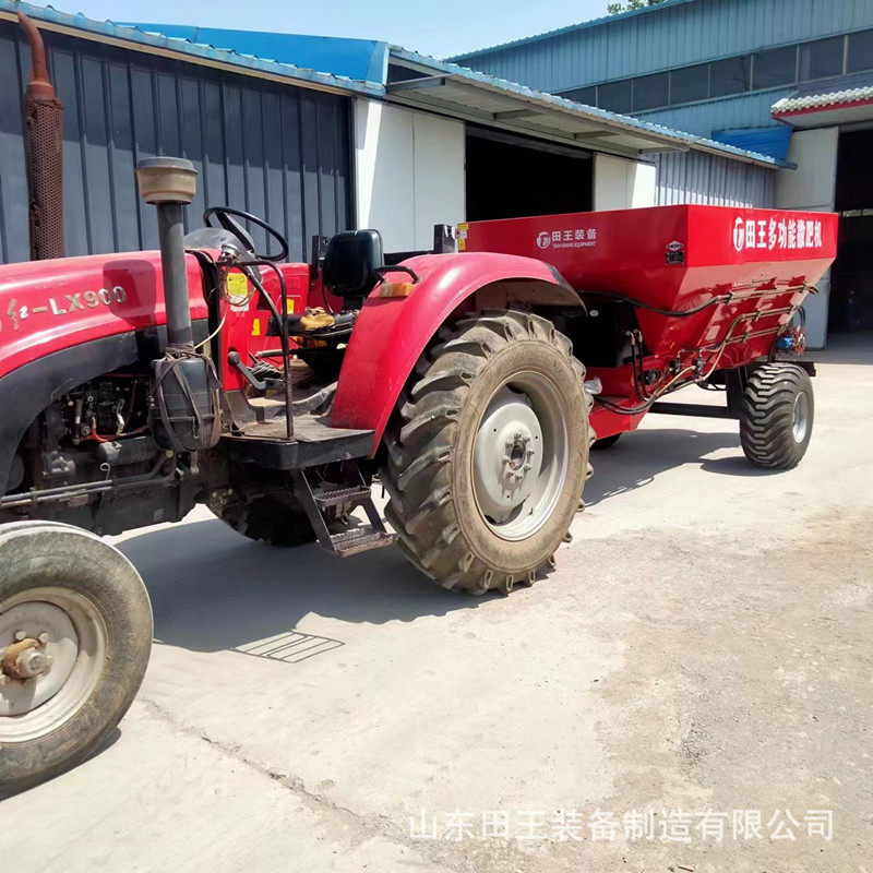 扬粪机源头厂家批发牛马羊粪便三轮撒粪车农用牵引式撒粪车