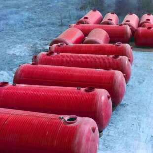 河北森和环保1吨玻璃钢化粪池三格地埋式耐腐蚀全国发货