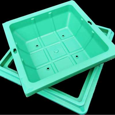 复合SMC市政小区窨井盖检查隐形植草绿化井盖花草坪花盆井700方