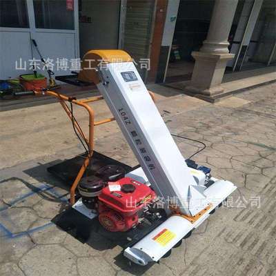 新款自走式粮食装袋机晒场小麦收集装袋机?稻谷自动灌袋机