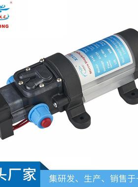 供应智能新款风扇洗车泵XTL电动高压微型隔膜泵12V80W洗车水泵