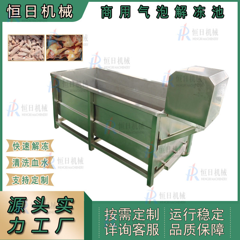 不锈钢气泡解冻清洗机