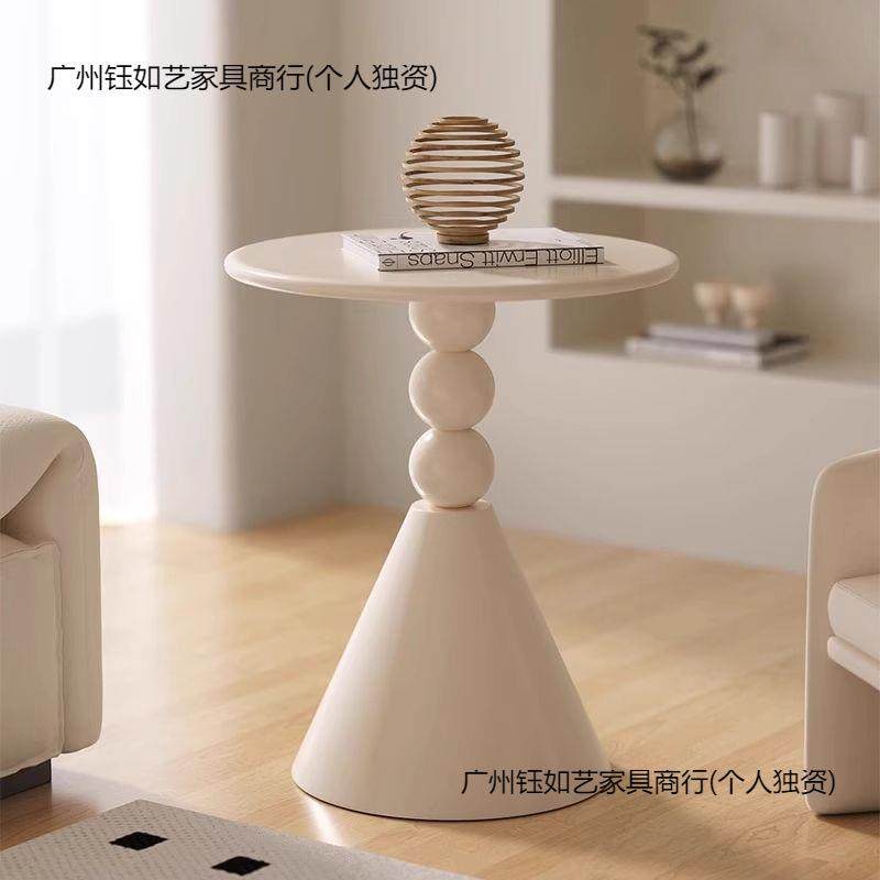 奶油北欧铁艺边茶几沙发小户型客厅圆形阳台创意床头简约边桌现代,金属材料及制品,金属加工件/五金加工件,淘宝优惠券,粉丝福利购,淘宝优惠卷