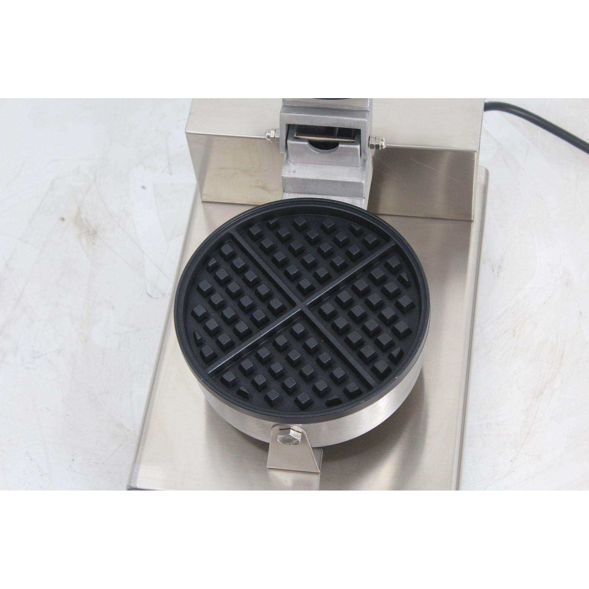 格子饼华夫饼机雪糕松饼点心下午茶旋转烤饼机电饼铛烘培小吃机器