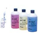 奥利龙916099 pH 4,7,10缓冲液+电极储存液+电极清洗液 60mL