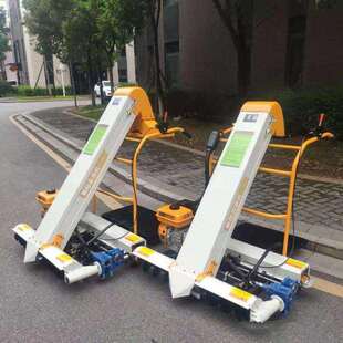 成德自走式颗粒装袋机手推粮食装袋机汽油自走式收谷机