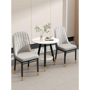 阳台休闲椅子一桌两椅网红轻奢室内喝茶桌椅套装接待洽谈桌椅组合