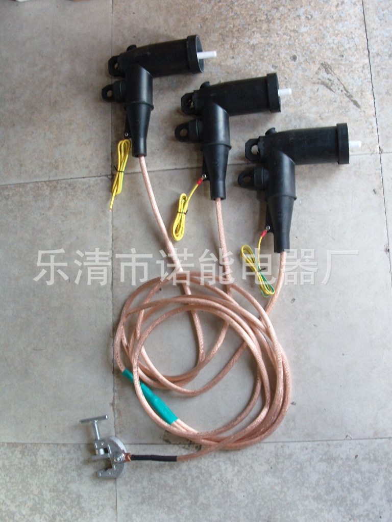 诺能电器肘型接地电缆接头放电插头放电插拔头