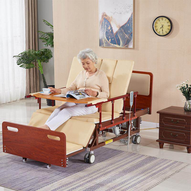 手电一体家用多功能电动护理床瘫痪病人护理床加宽床防侧滑包安装