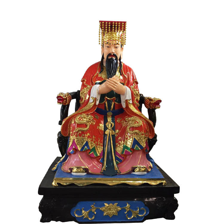 三官大帝神像塑像天官神像地官神像水官神像树脂玻璃钢塑像