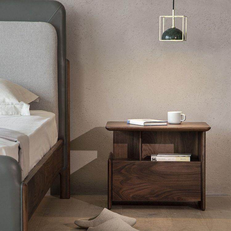 现代简约北美黑胡桃木全实木原木床头柜卧室小边柜收纳柜,特色手工艺,其他特色工艺品,淘宝优惠券,粉丝福利购,淘宝优惠卷