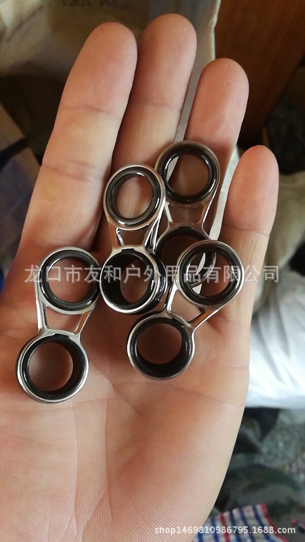 远投杆导线环不锈钢过线环双不锈钢片导眼一套200枚需要单独的