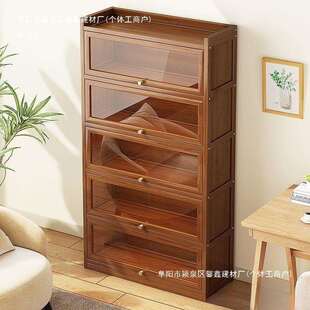 多功能置物架家用分层隔板书架客厅卧室大容量书柜学生书本收纳架