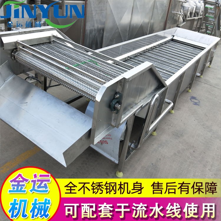 大型果蔬气泡高压喷淋清洗机