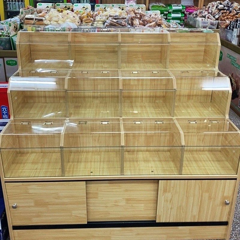 超市货架粮食柜散称散货柜干果货架展示架五谷杂粮展示柜米桶米柜