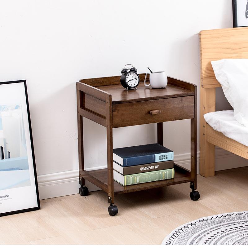 简约沙发边几客厅小茶几茶台边柜可移动角几茶水置物架床头小柜子