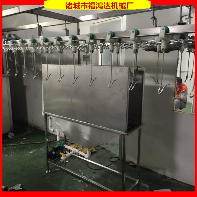 卤煮鸡鸭鹅锅扒鸡悬挂式油炸流水线电加热扒鸡油炸线