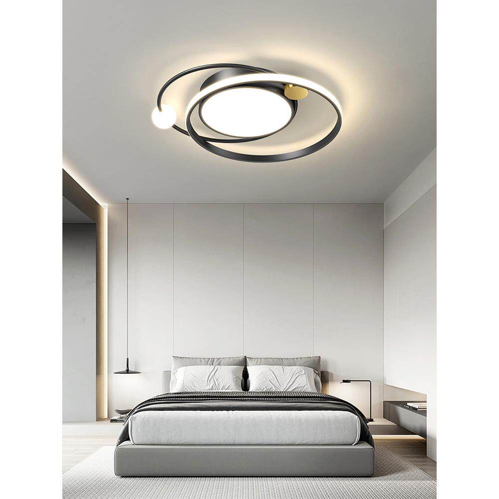 卧室灯北欧轻奢灯具2022年新款现代简约大气家用led书房间吸顶灯