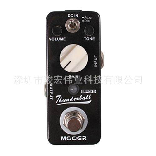 MOOER魔耳电吉他效果器Thunderball贝斯法兹失真单块