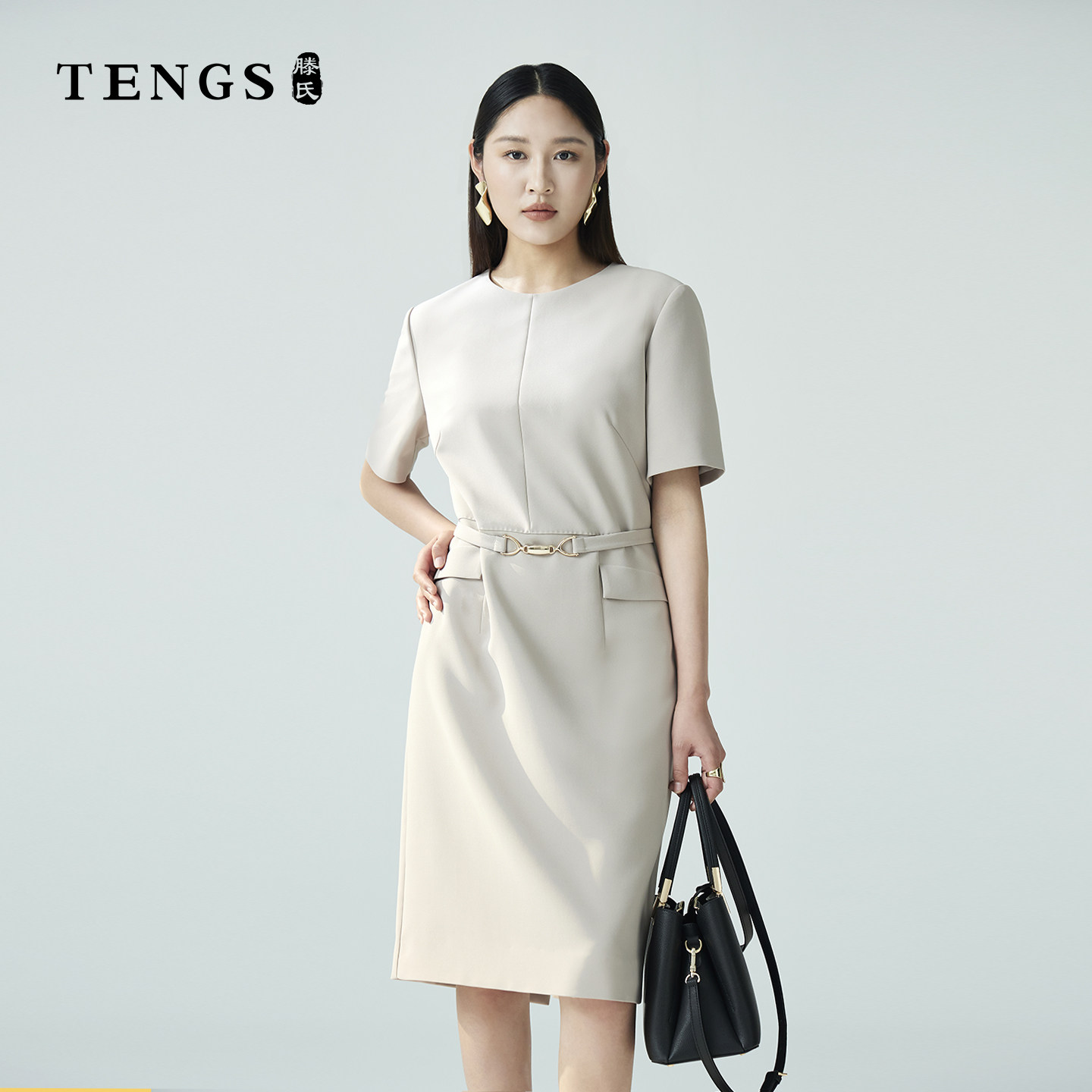 TENGS夏季新款舒适版型连衣裙